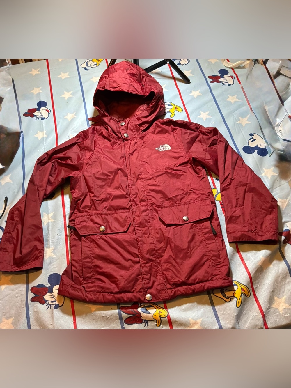 The north face boys jacket hooded dryvent jacket size large 14/16